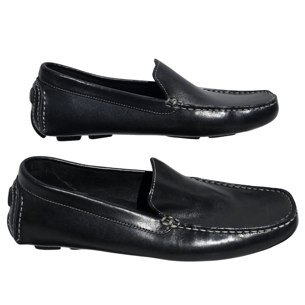 Cole Haan NWOB Women’s Sz 8 Shelby II Driving Loafer Black Leather Moccasin